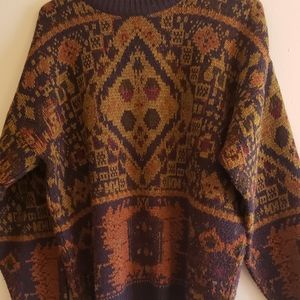 Printed Crewneck Sweater